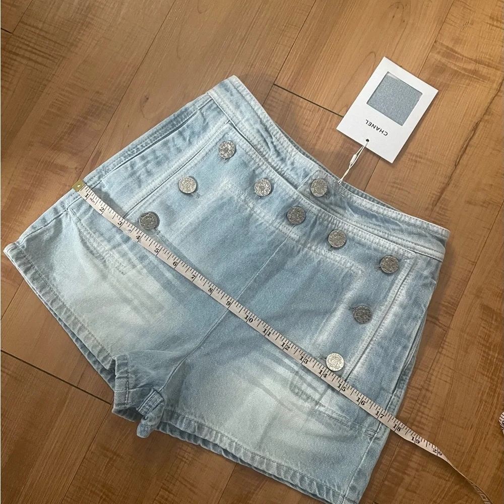 CC Coco Nautical Sailor Beach Denim Jean Shorts BNWT